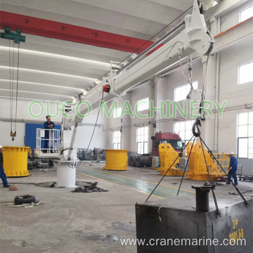 2T10M Hydraulic Telescopic Marine Crane